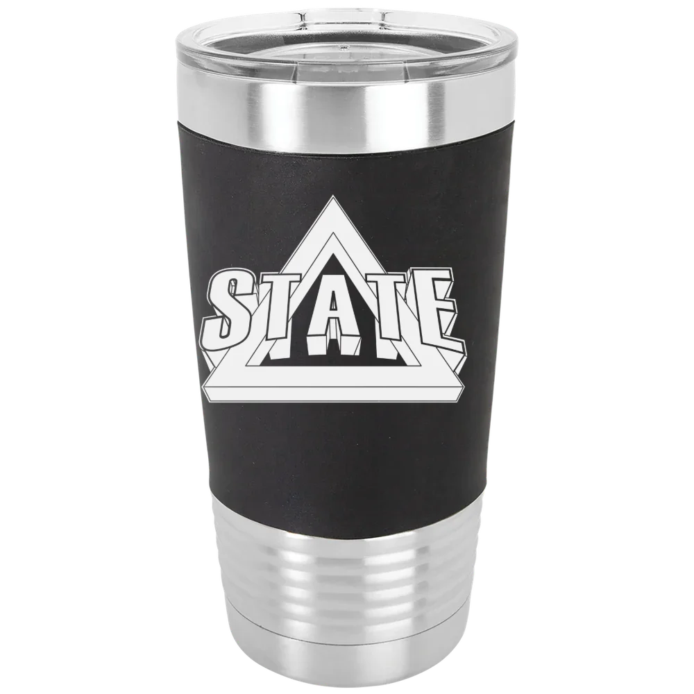 Delta State University Polar Camel 20 oz. Silicone Grip Tumbler with Standard Lid