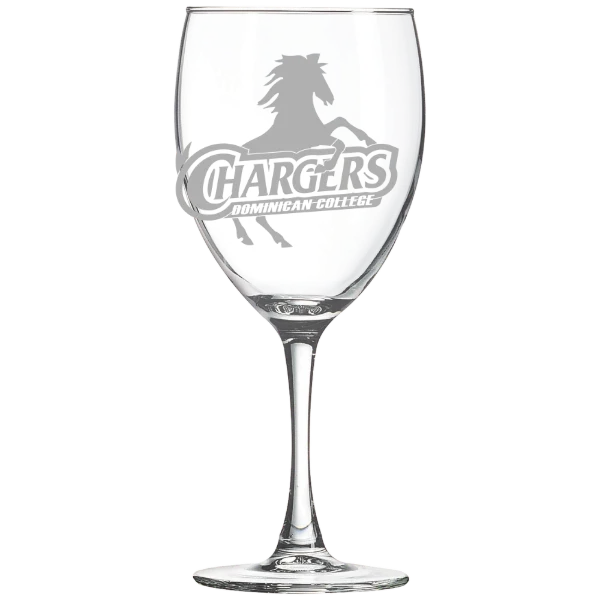 Dominican University New York Polar Camel 10 1/2 oz. Wine Glass