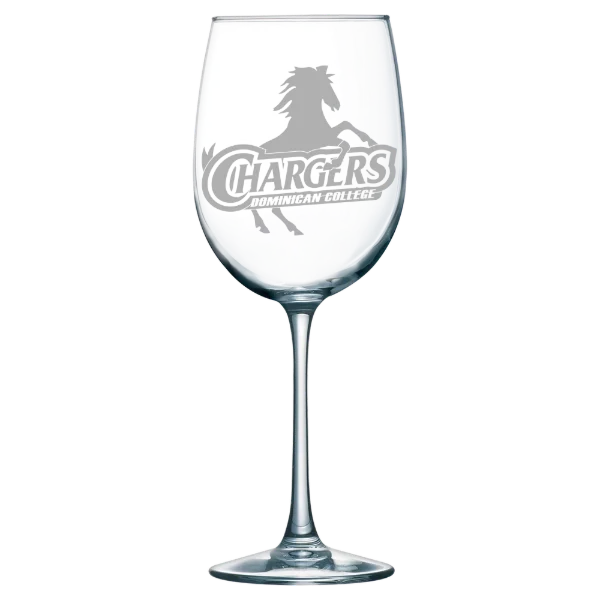 Dominican University New York Polar Camel 19 oz. Wine Glass