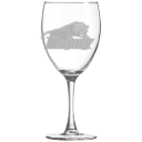 Drury University Polar Camel 10 1/2 oz. Wine Glass