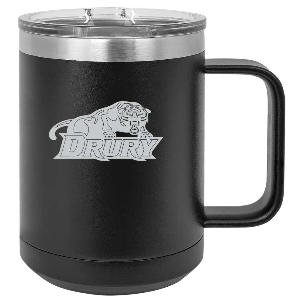 Drury University Polar Camel 15 oz. Mug with Slider Lid