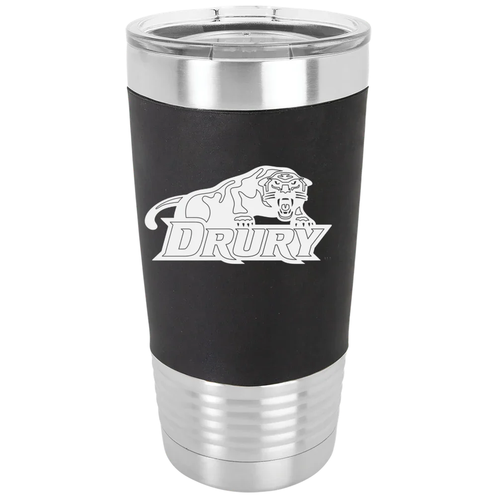 Drury University Polar Camel 20 oz. Silicone Grip Tumbler with Standard Lid