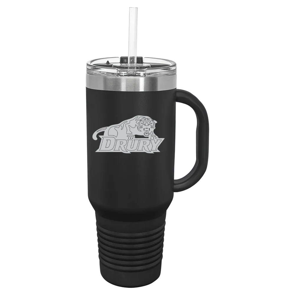 Drury University Polar Camel 40 oz. Travel Mug with Snap Lid & Straw