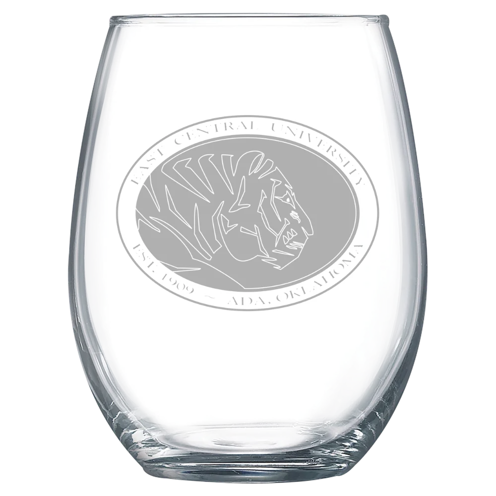East Central University Polar Camel 15 oz. Stemless Wine Glass