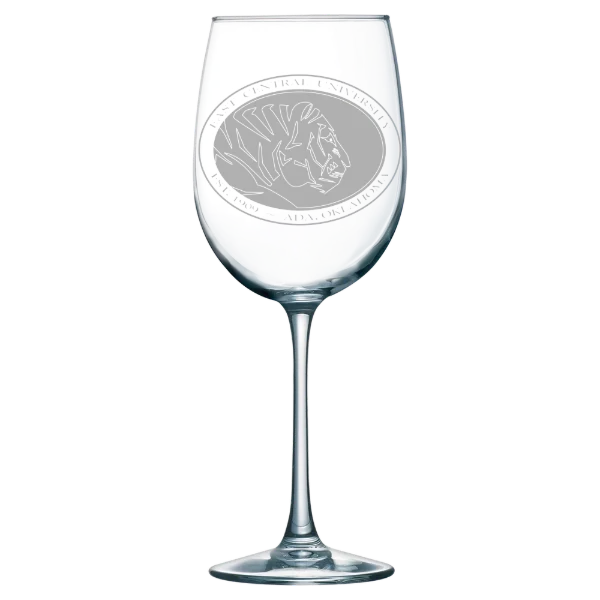 East Central University Polar Camel 19 oz. Wine Glass