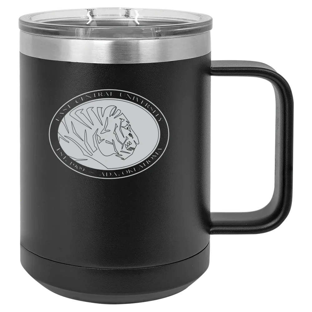 East Central University Polar Camel 15 oz. Mug with Slider Lid