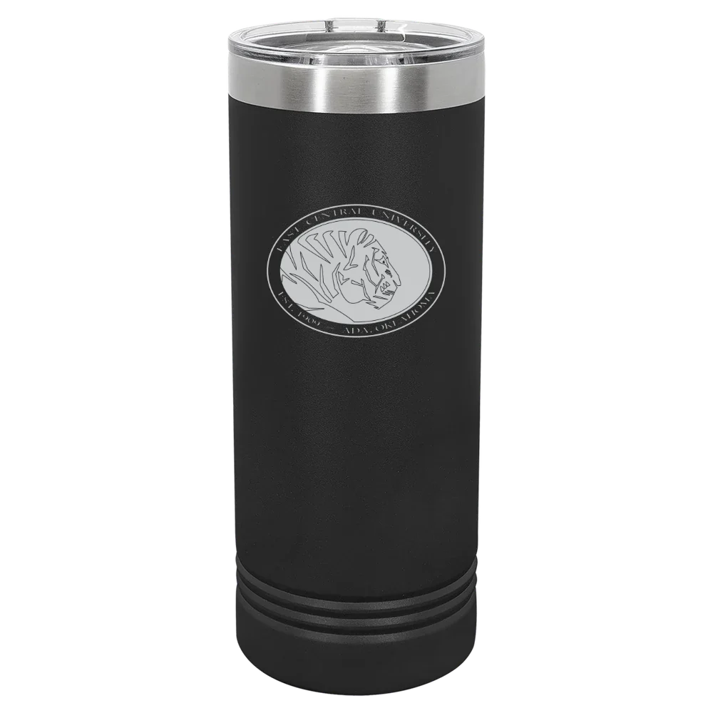 East Central University Polar Camel 22 oz. Skinny Tumbler with Slider Lid