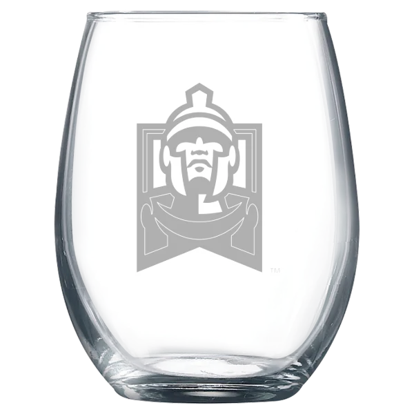 East Stroudsburg University of Pennsylvania Polar Camel 9 oz. Stemless Wine Glass