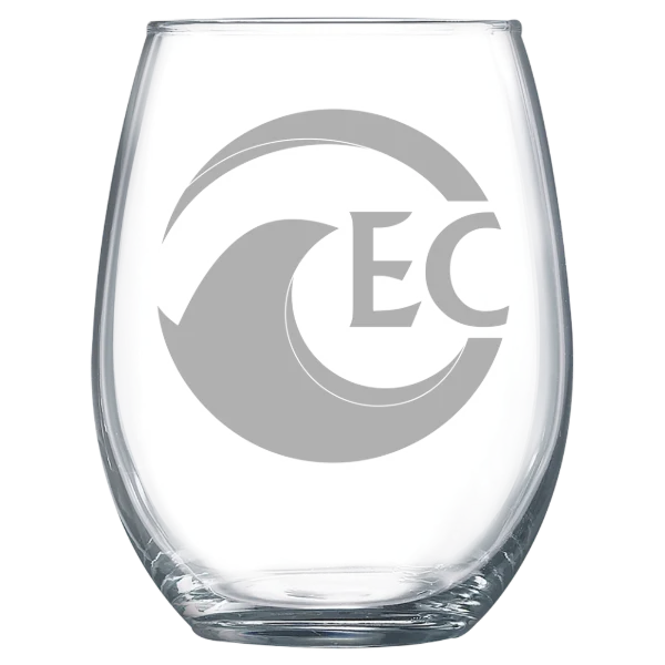 Eckerd College Polar Camel 15 oz. Stemless Wine Glass