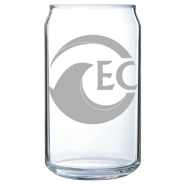 Eckerd College Polar Camel 16 oz. Can Glass