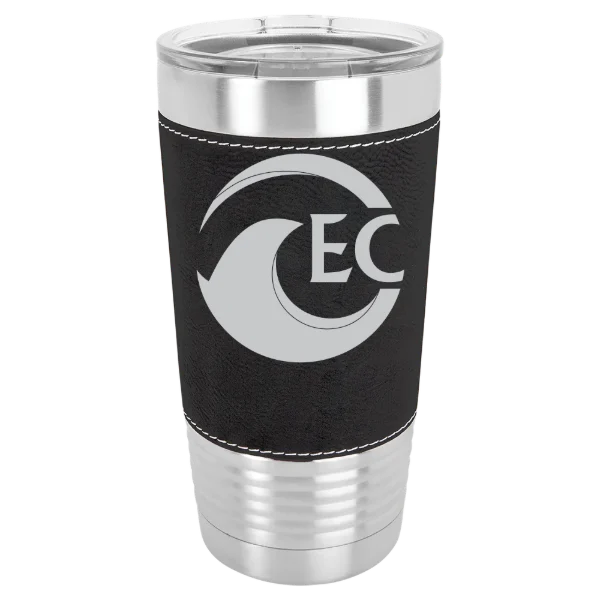 Eckerd College Polar Camel 20 oz. Leatherette Grip Tumbler with Standard Lid