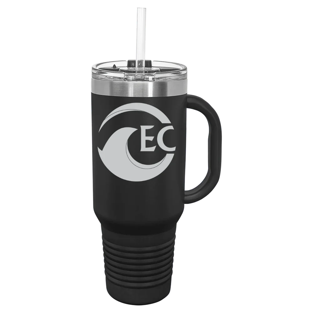 Eckerd College Polar Camel 40 oz. Travel Mug with Snap Lid & Straw