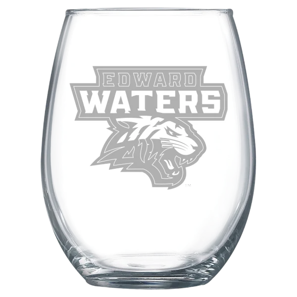 Edward Waters University Polar Camel 15 oz. Stemless Wine Glass
