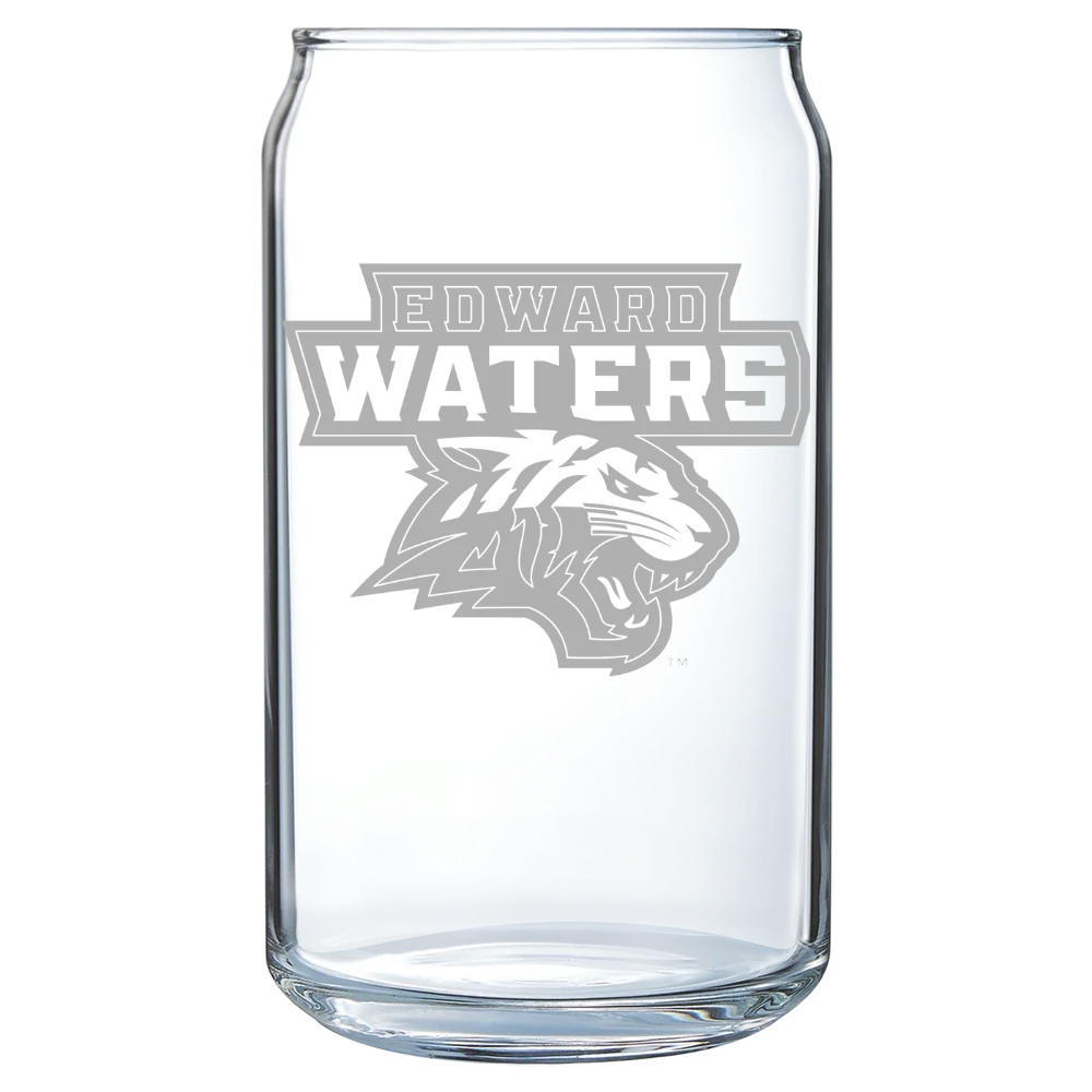Edward Waters University Polar Camel 16 oz. Can Glass