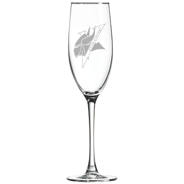Elizabeth City State University Polar Camel 8 oz. Champagne Flute
