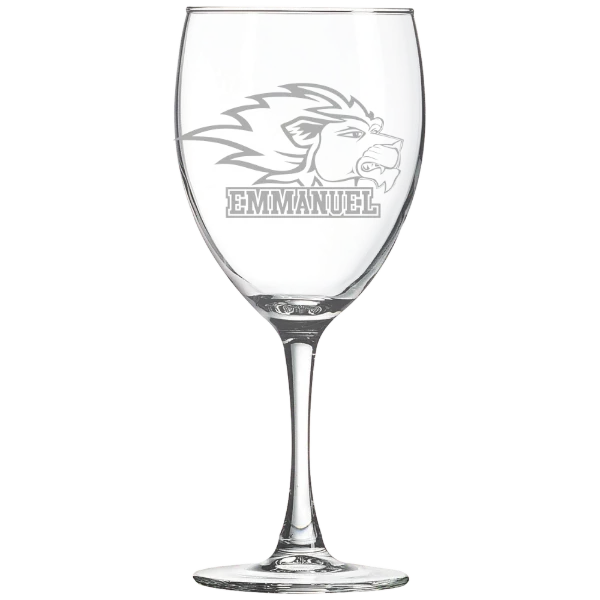 Emmanuel University (Georgia) Polar Camel 10 1/2 oz. Wine Glass