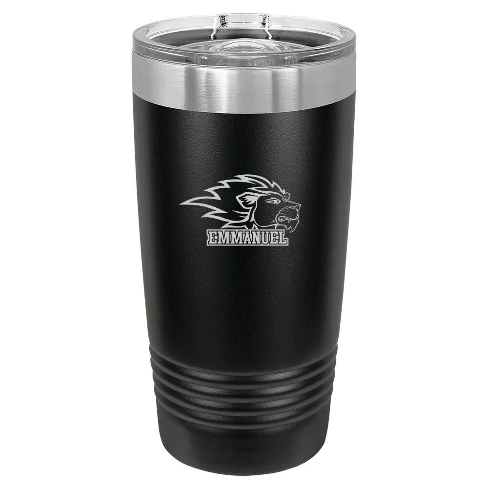 Emmanuel University (Georgia) Polar Camel 20 oz. Ringneck Tumbler with Slider Lid