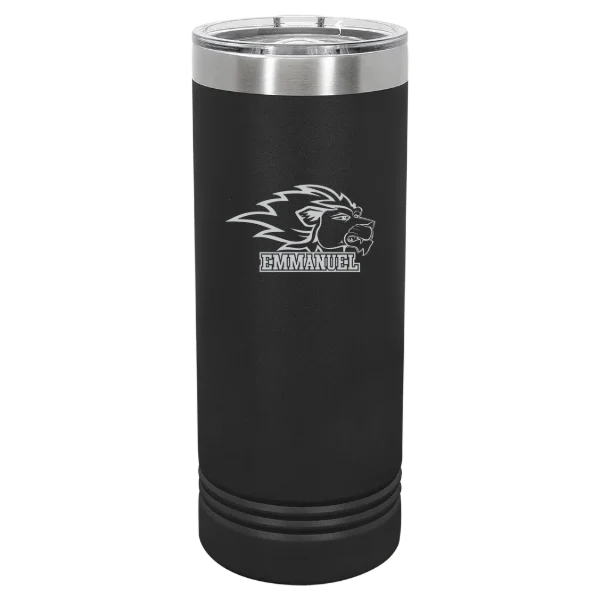 Emmanuel University (Georgia) Polar Camel 22 oz. Skinny Tumbler with Slider Lid