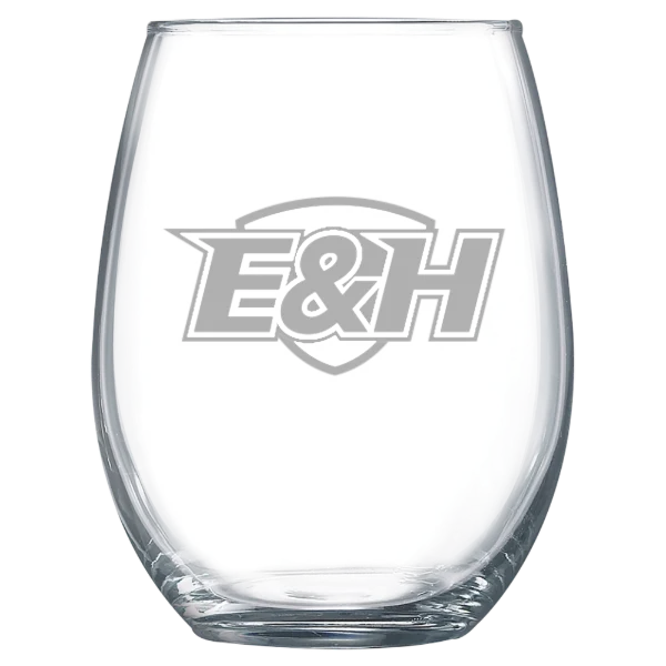 Emory & Henry University Polar Camel 15 oz. Stemless Wine Glass