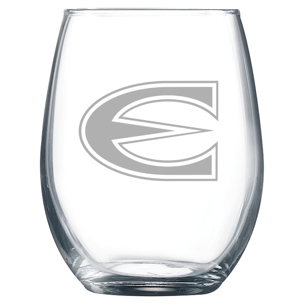 Emporia State University Polar Camel 9 oz. Stemless Wine Glass