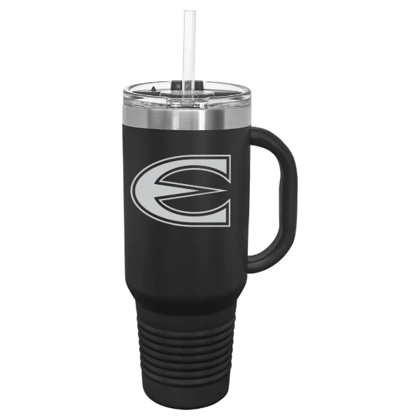Emporia State University Polar Camel 40 oz. Travel Mug with Snap Lid & Straw
