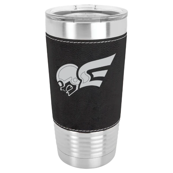 Erskine College Polar Camel 20 oz. Leatherette Grip Tumbler with Standard Lid