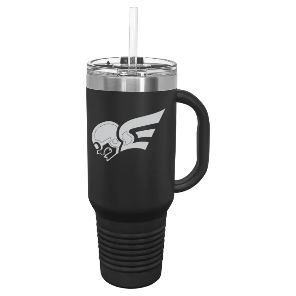 Erskine College Polar Camel 40 oz. Travel Mug with Snap Lid & Straw