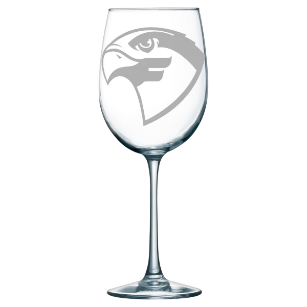 Fairmont State University Polar Camel 19 oz. Wine Glass