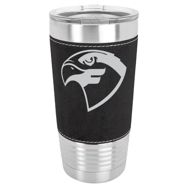Fairmont State University Polar Camel 20 oz. Leatherette Grip Tumbler with Standard Lid