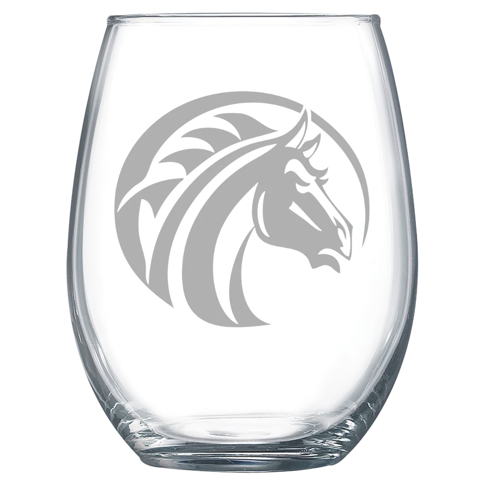 Fayetteville State University Polar Camel 15 oz. Stemless Wine Glass