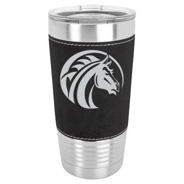 Fayetteville State University Polar Camel 20 oz. Leatherette Grip Tumbler with Standard Lid