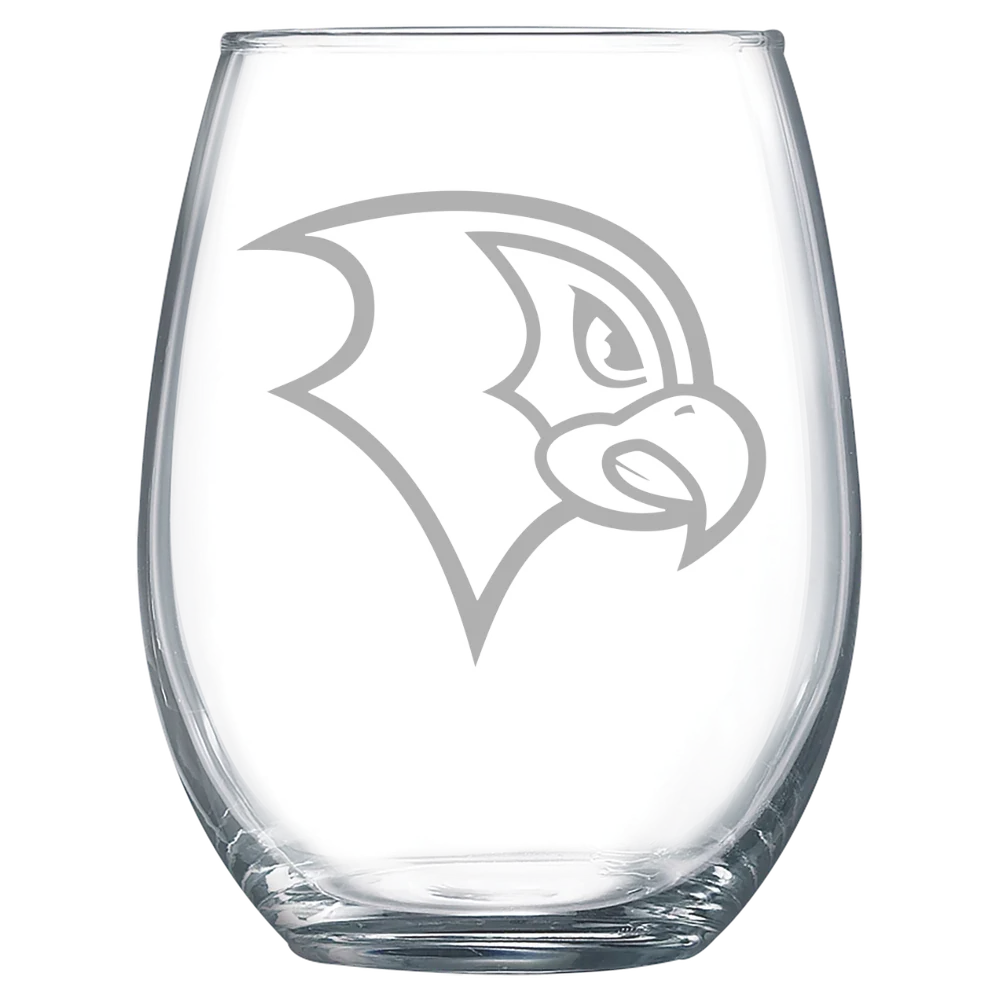 Felician University Polar Camel 15 oz. Stemless Wine Glass