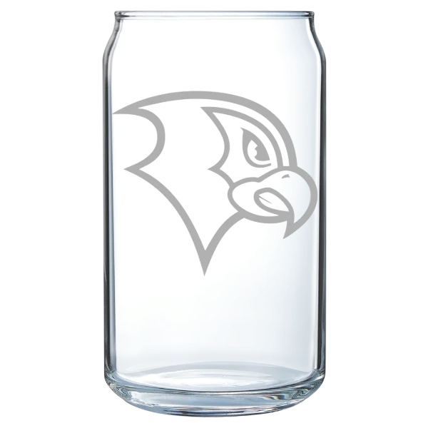 Felician University Polar Camel 16 oz. Can Glass