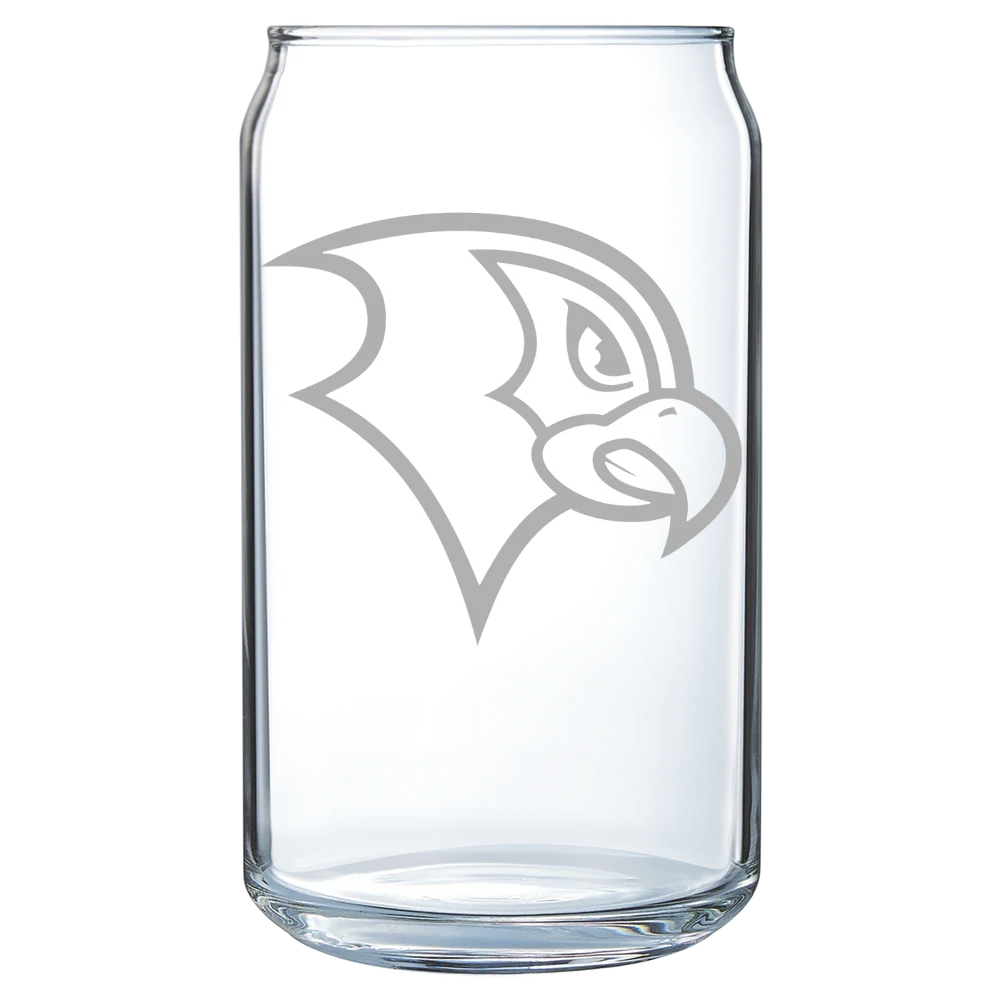 Felician University Polar Camel 16 oz. Can Glass