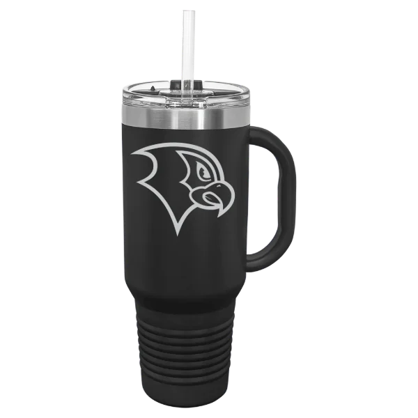 Felician University Polar Camel 40 oz. Travel Mug with Snap Lid & Straw
