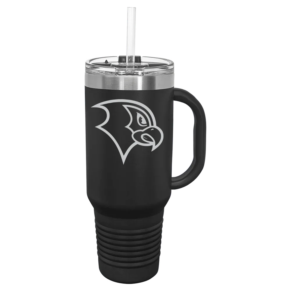 Felician University Polar Camel 40 oz. Travel Mug with Snap Lid & Straw