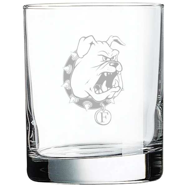 Ferris State University Polar Camel 10 1/2 oz. On The Rocks Glass