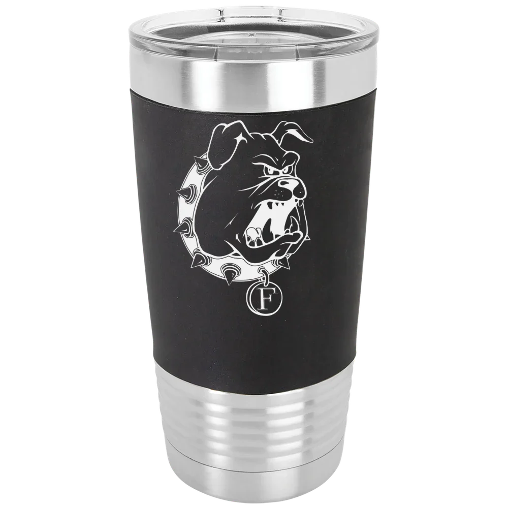Ferris State University Polar Camel 20 oz. Silicone Grip Tumbler with Standard Lid