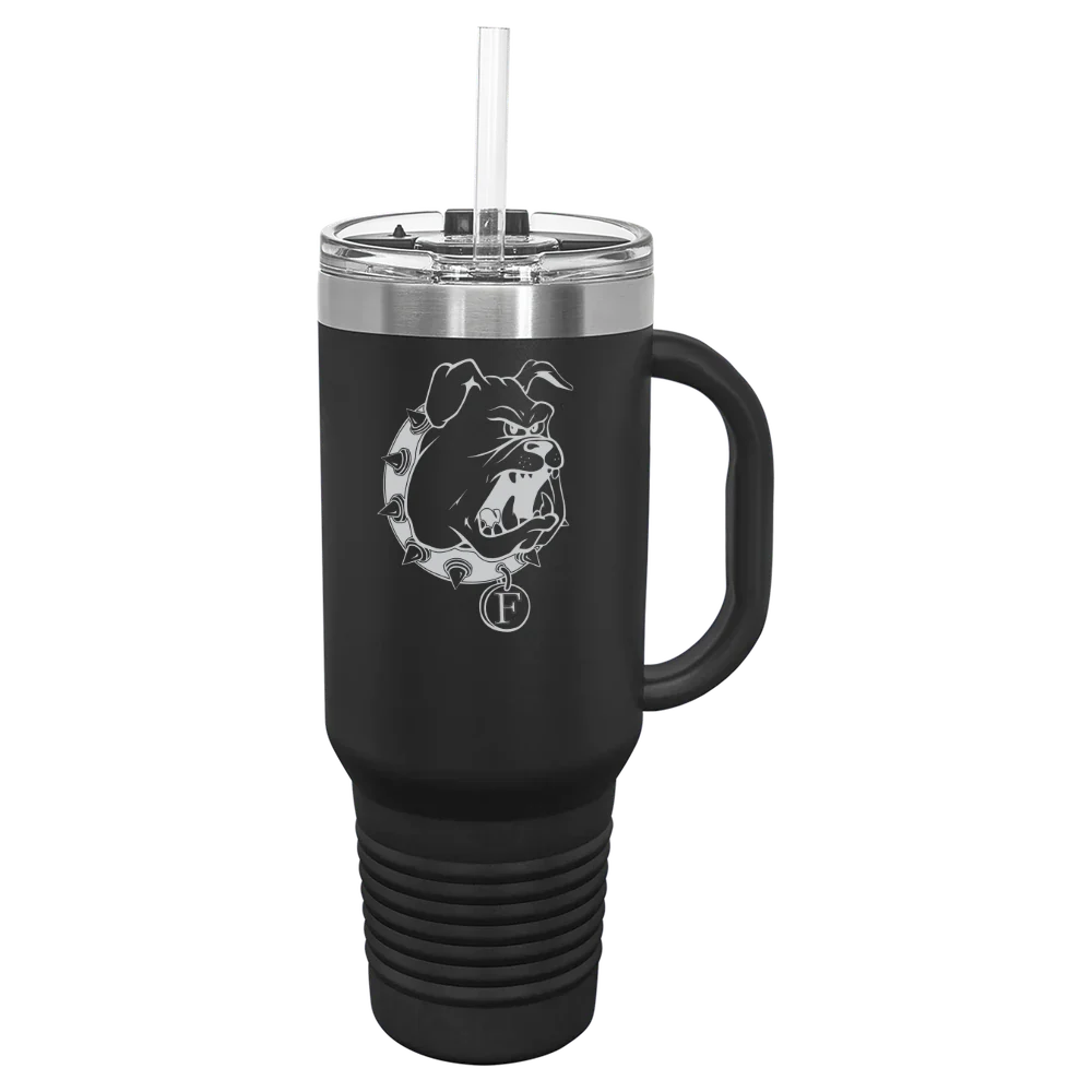 Ferris State University Polar Camel 40 oz. Travel Mug with Snap Lid & Straw