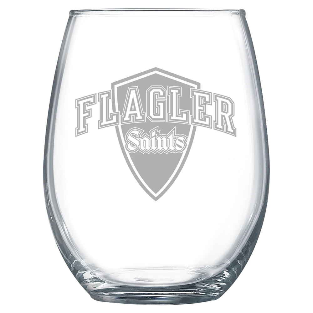 Flagler College Polar Camel 15 oz. Stemless Wine Glass
