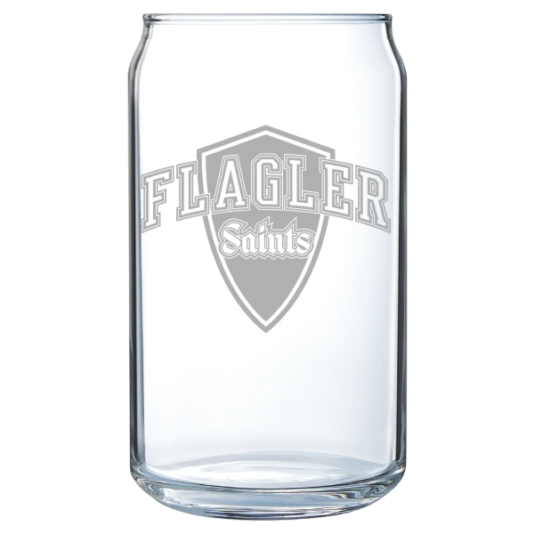 Flagler College Polar Camel 16 oz. Can Glass