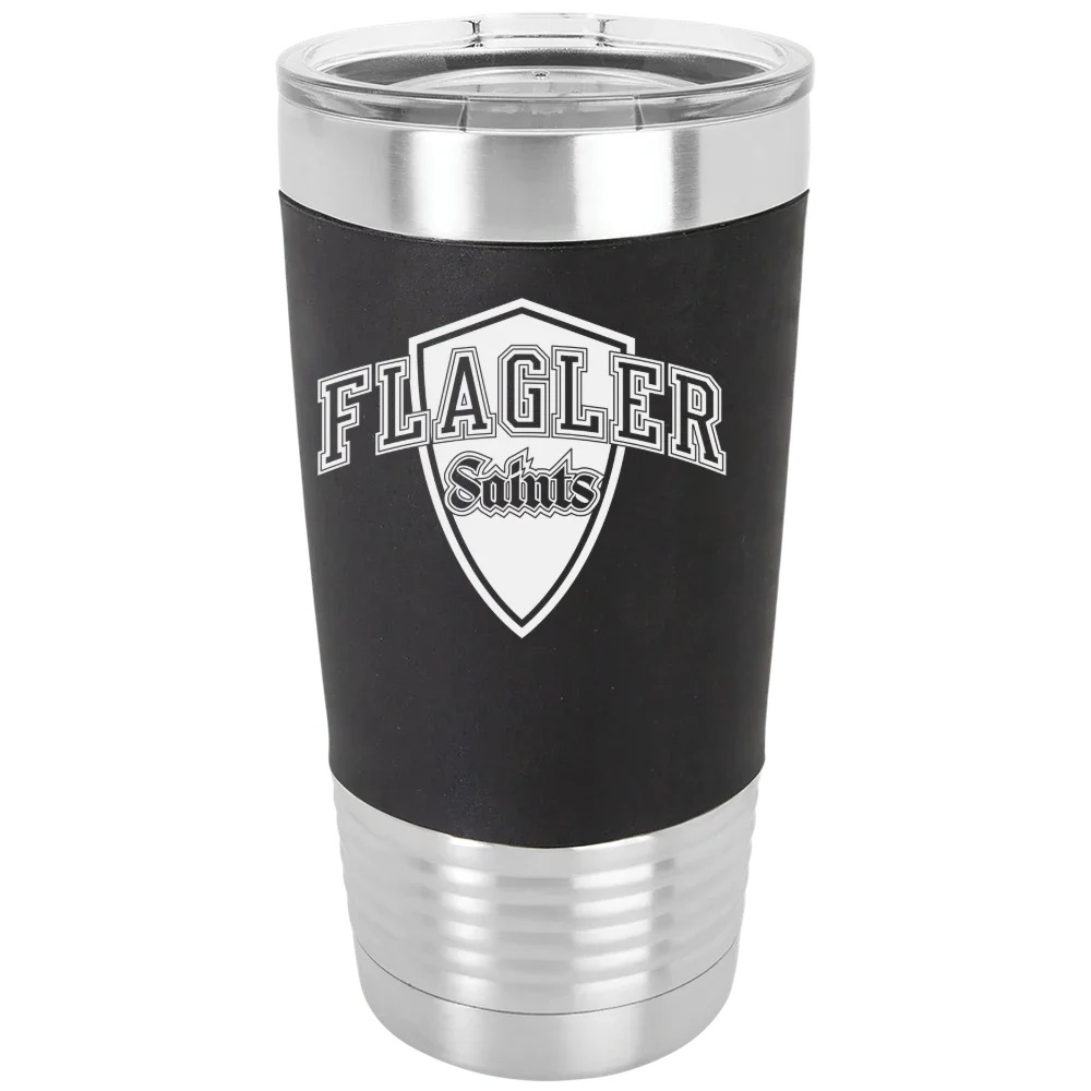 Flagler College Polar Camel 20 oz. Silicone Grip Tumbler with Standard Lid