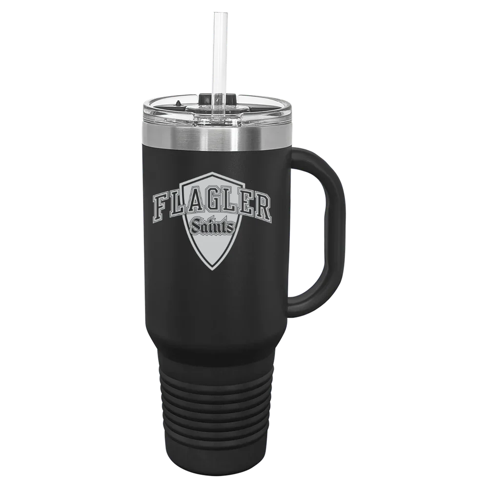 Flagler College Polar Camel 40 oz. Travel Mug with Snap Lid & Straw