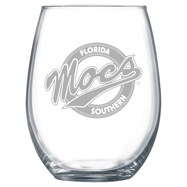 Florida Southern College Polar Camel 15 oz. Stemless Wine Glass
