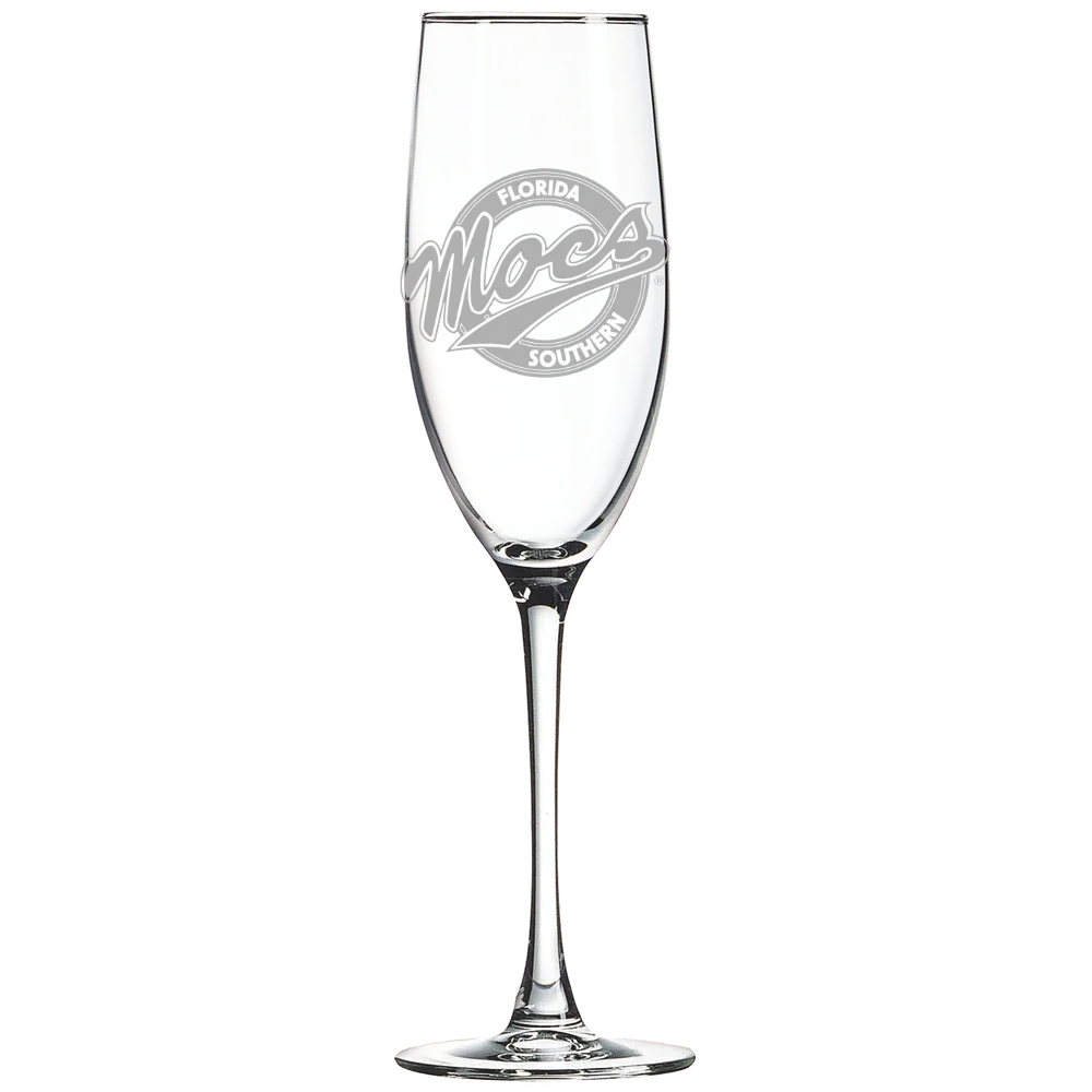 Florida Southern College Polar Camel 8 oz. Champagne Flute
