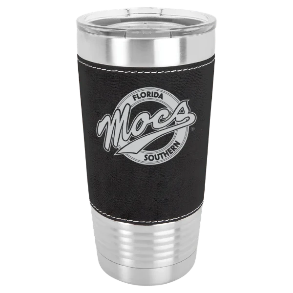 Florida Southern College Polar Camel 20 oz. Leatherette Grip Tumbler with Standard Lid