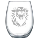 Fort Hays State University Polar Camel 15 oz. Stemless Wine Glass