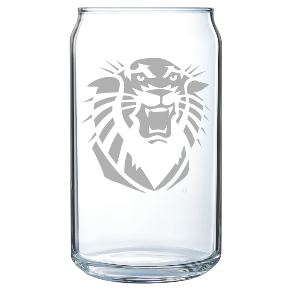 Fort Hays State University Polar Camel 16 oz. Can Glass