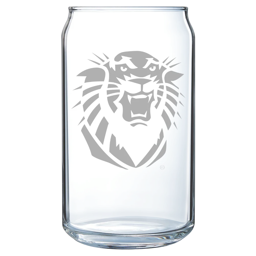 Fort Hays State University Polar Camel 16 oz. Can Glass