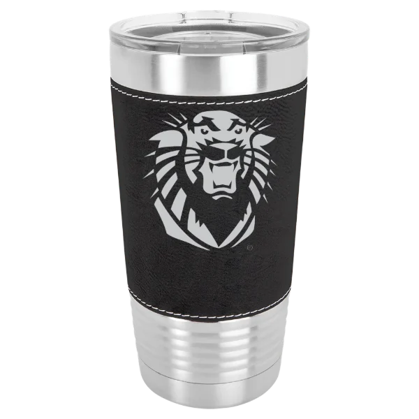 Fort Hays State University Polar Camel 20 oz. Leatherette Grip Tumbler with Standard Lid